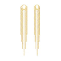 Cascata tassel earrings in Gold