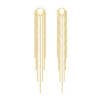 Cascata tassel earrings in Gold