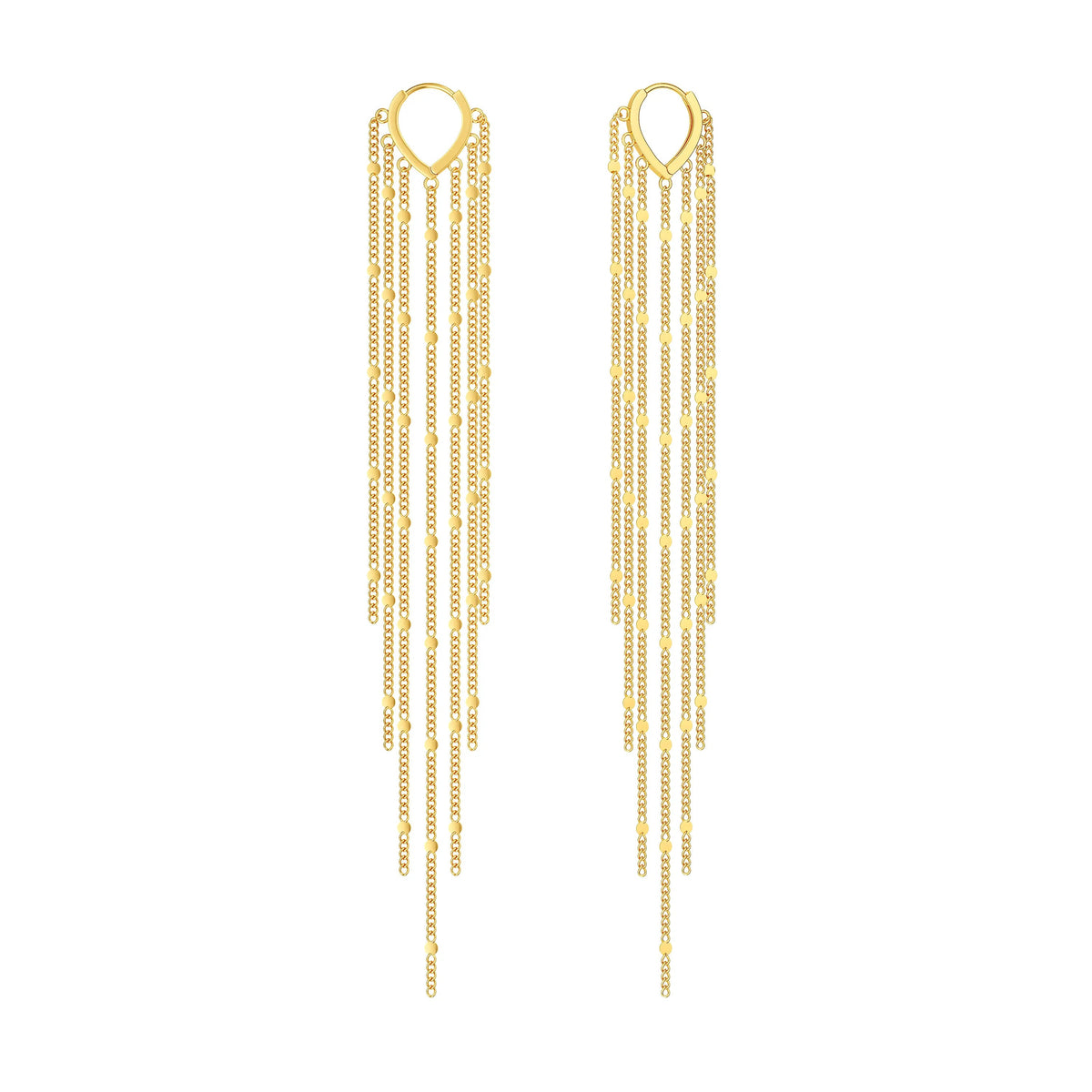Cascata tassel earrings in Gold