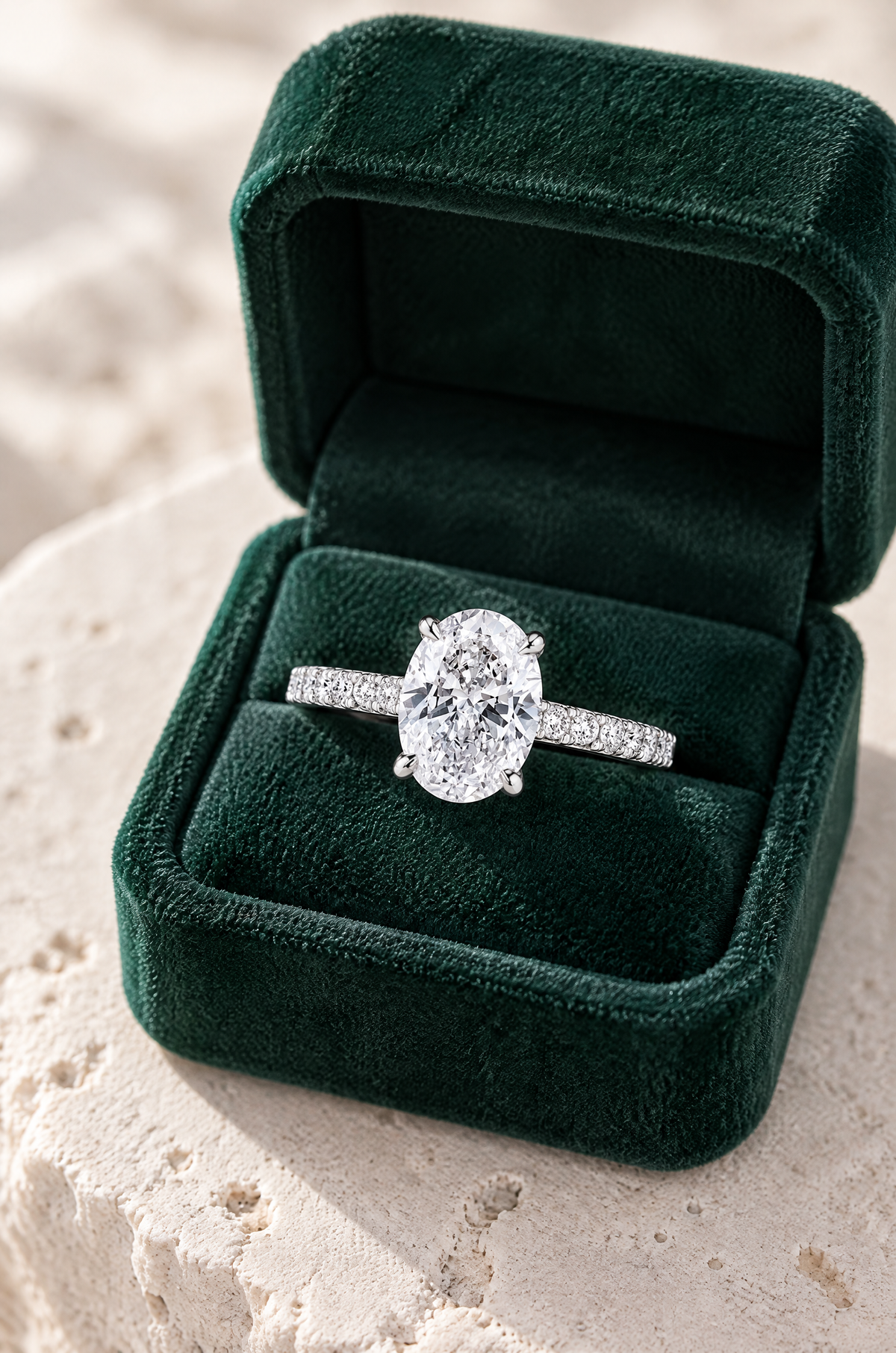Taormina solitaire ring, in the gift box