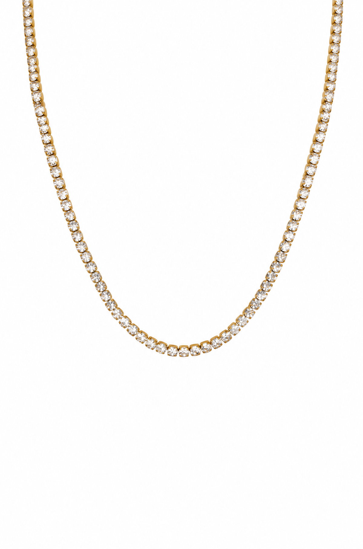 Portofino tennis necklace in Gold