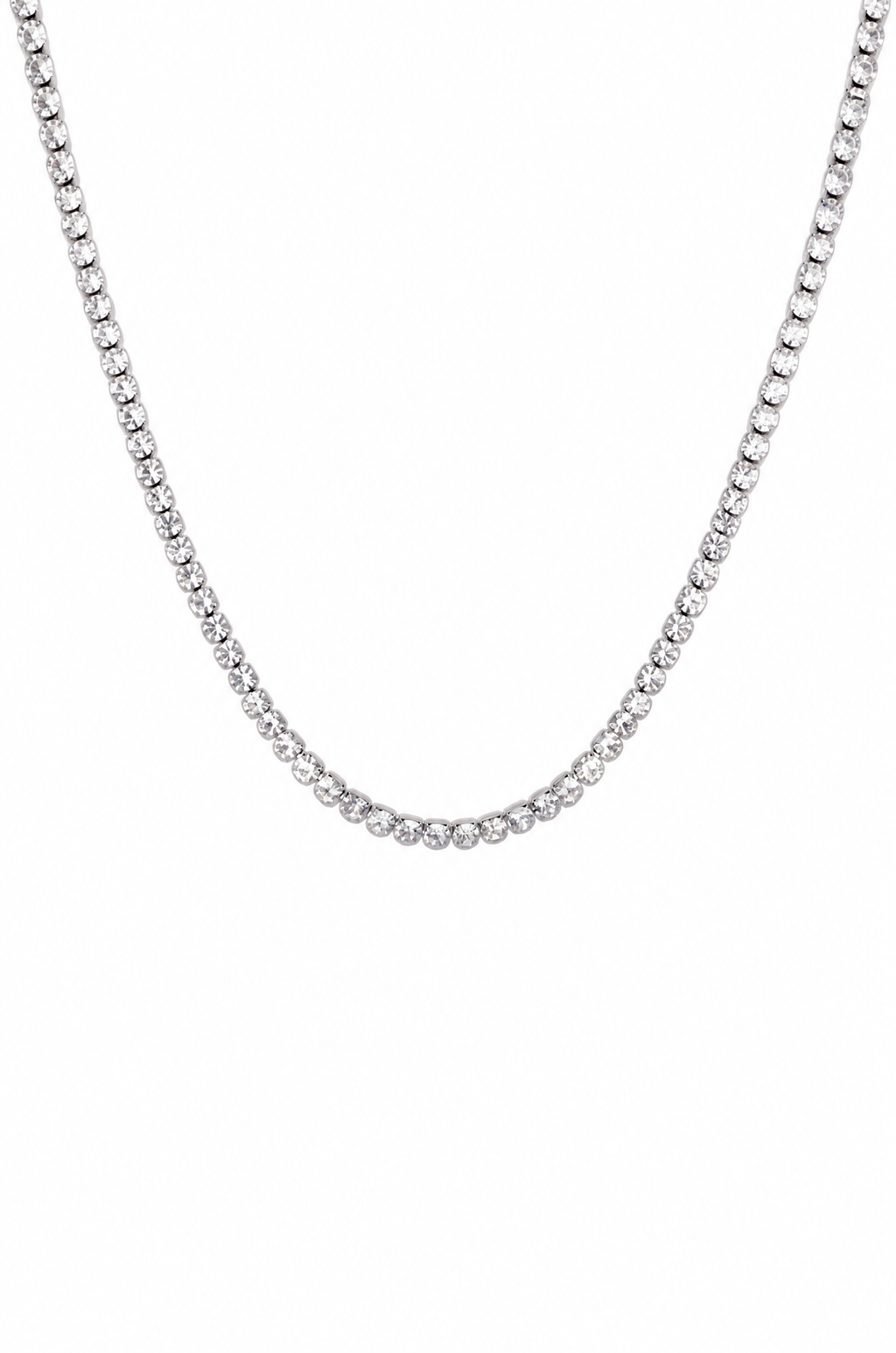 Portofino tennis necklace in Silver