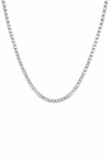 Portofino tennis necklace in Silver