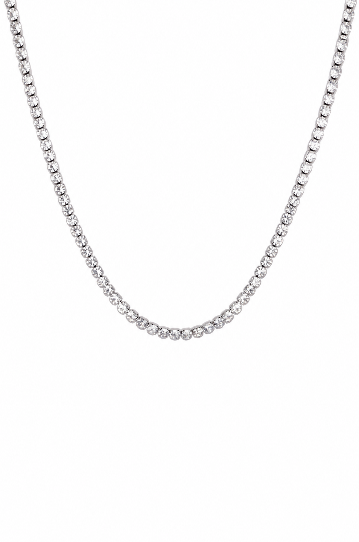 Portofino tennis necklace in Silver