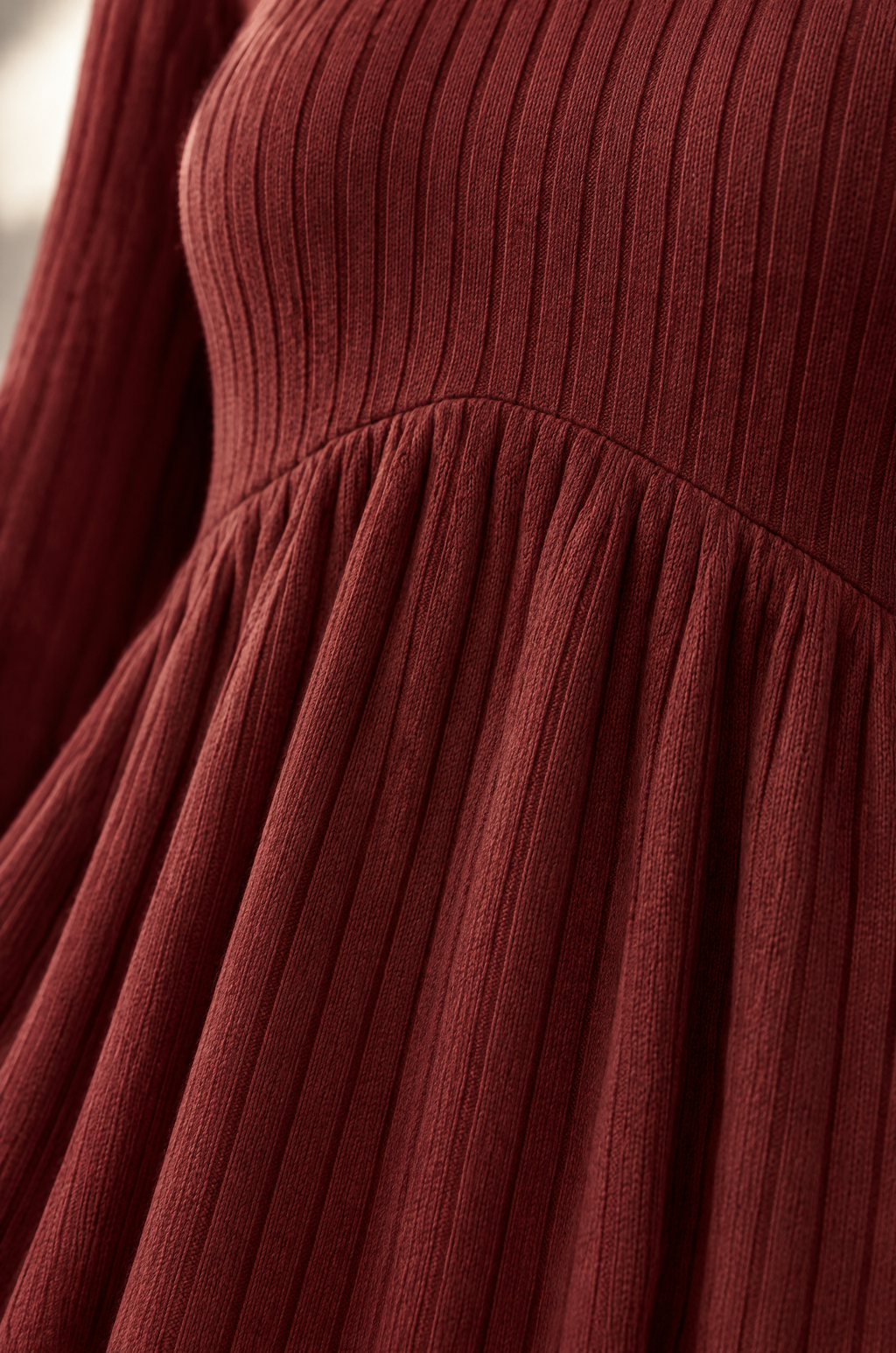 Sperlonga sweater dress, empire seam detail