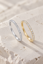 Vernazza eternity band in silver and gold
