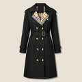 Ravello trench coat in Black