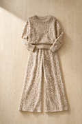 Conca leopard set, catalog hero on travertine
