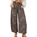 Maiori barrel jean in Coffee