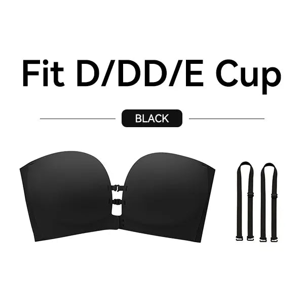 Salda strapless bra in D/DD/F Cup, Black