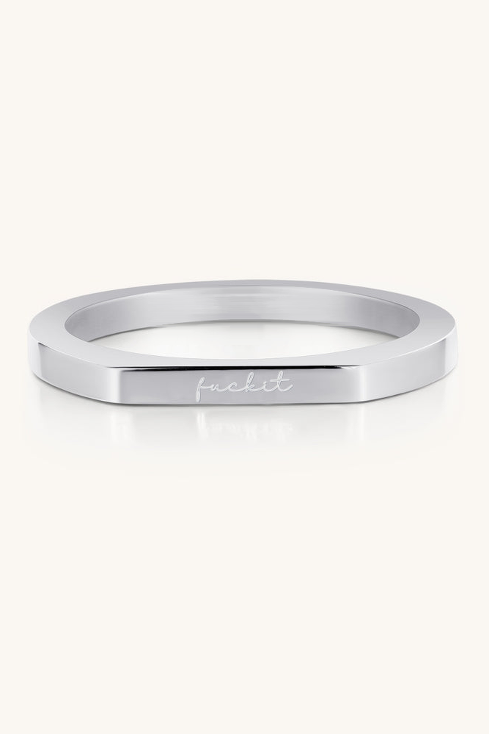 Basta Band in silver