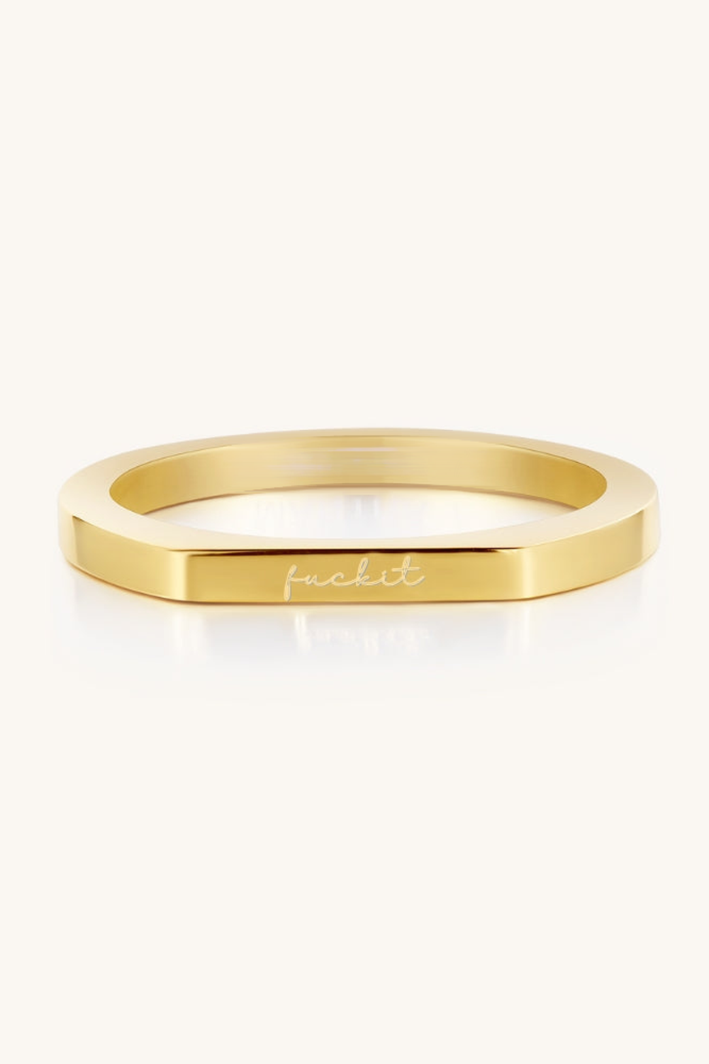 Basta Band in yellow gold
