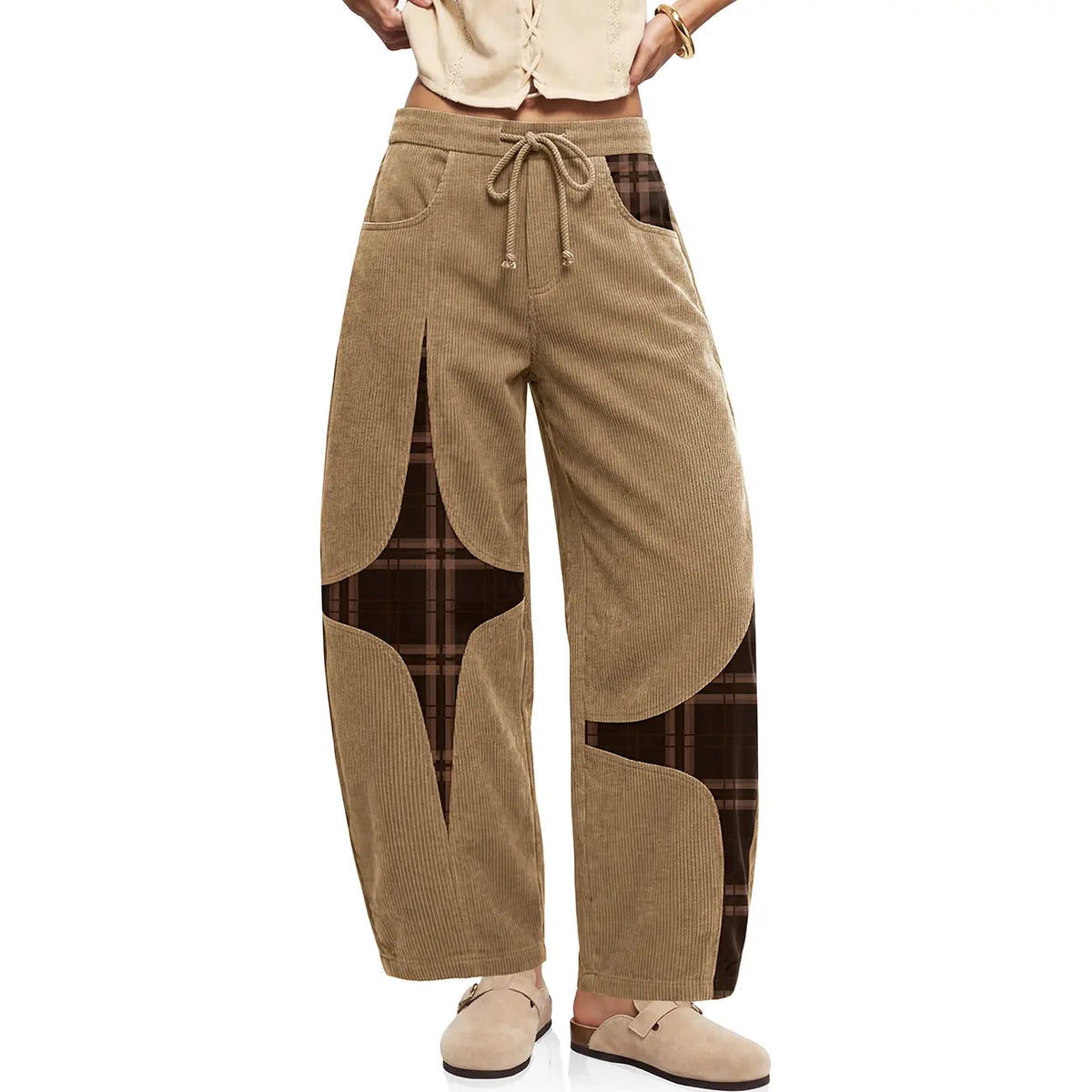 Vietri barrel pant in Camel