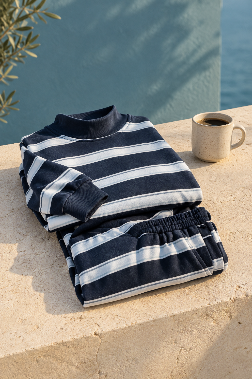 Minori stripe set, still life