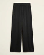 Luna satin pant on a plain off-white background