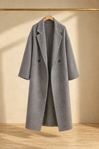 Sapri long coat, grey, on a rail