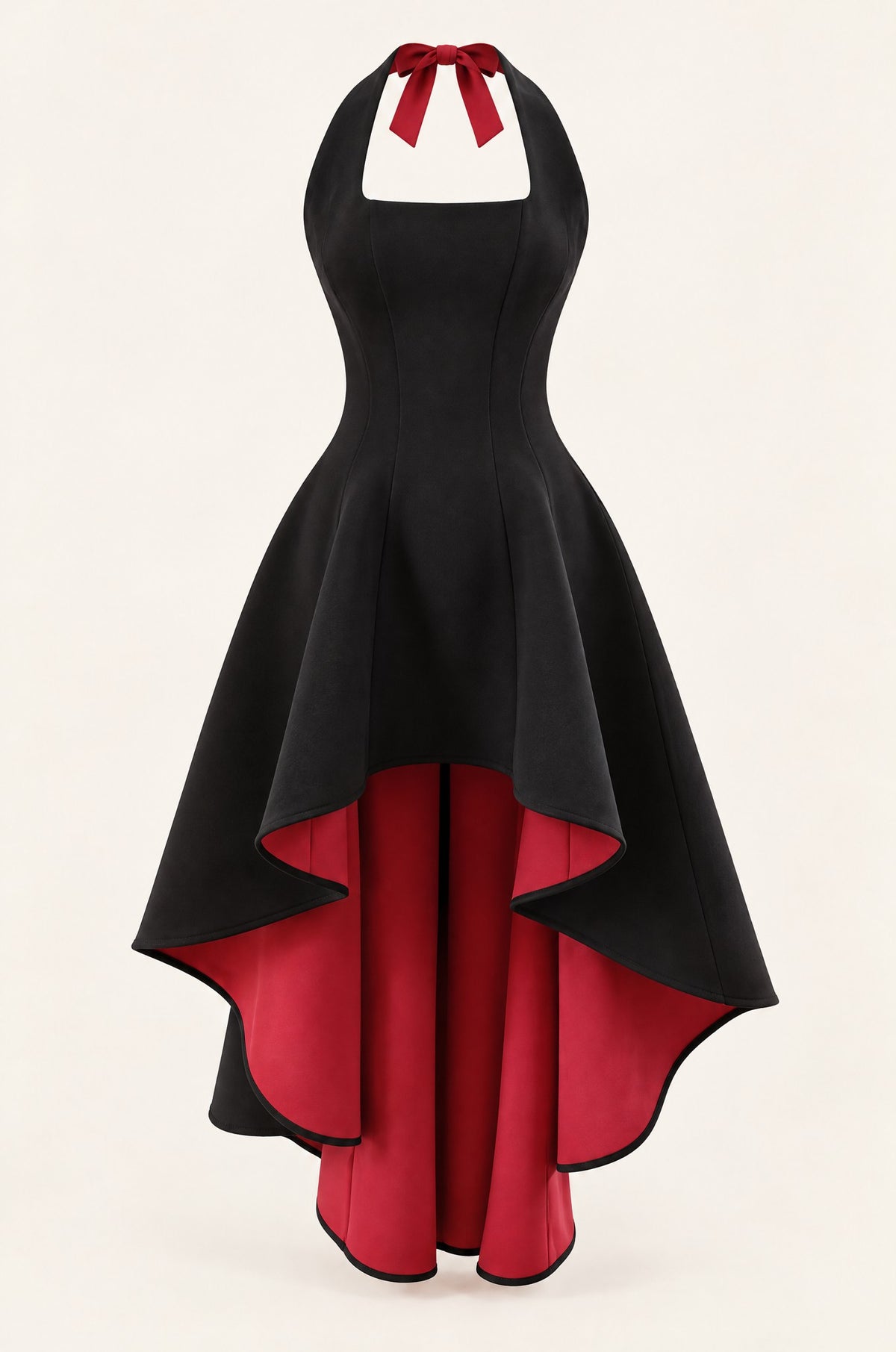 Arienzo halter dress, front