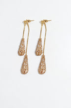 Fornillo drop earrings in Gold