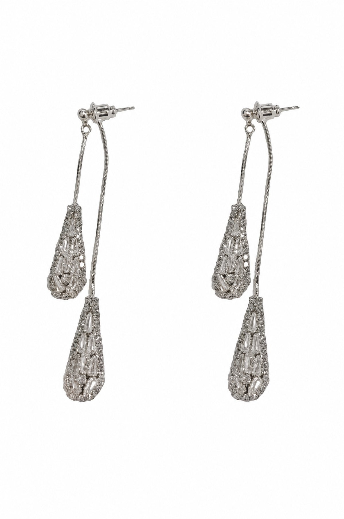 Fornillo drop earrings in Silver