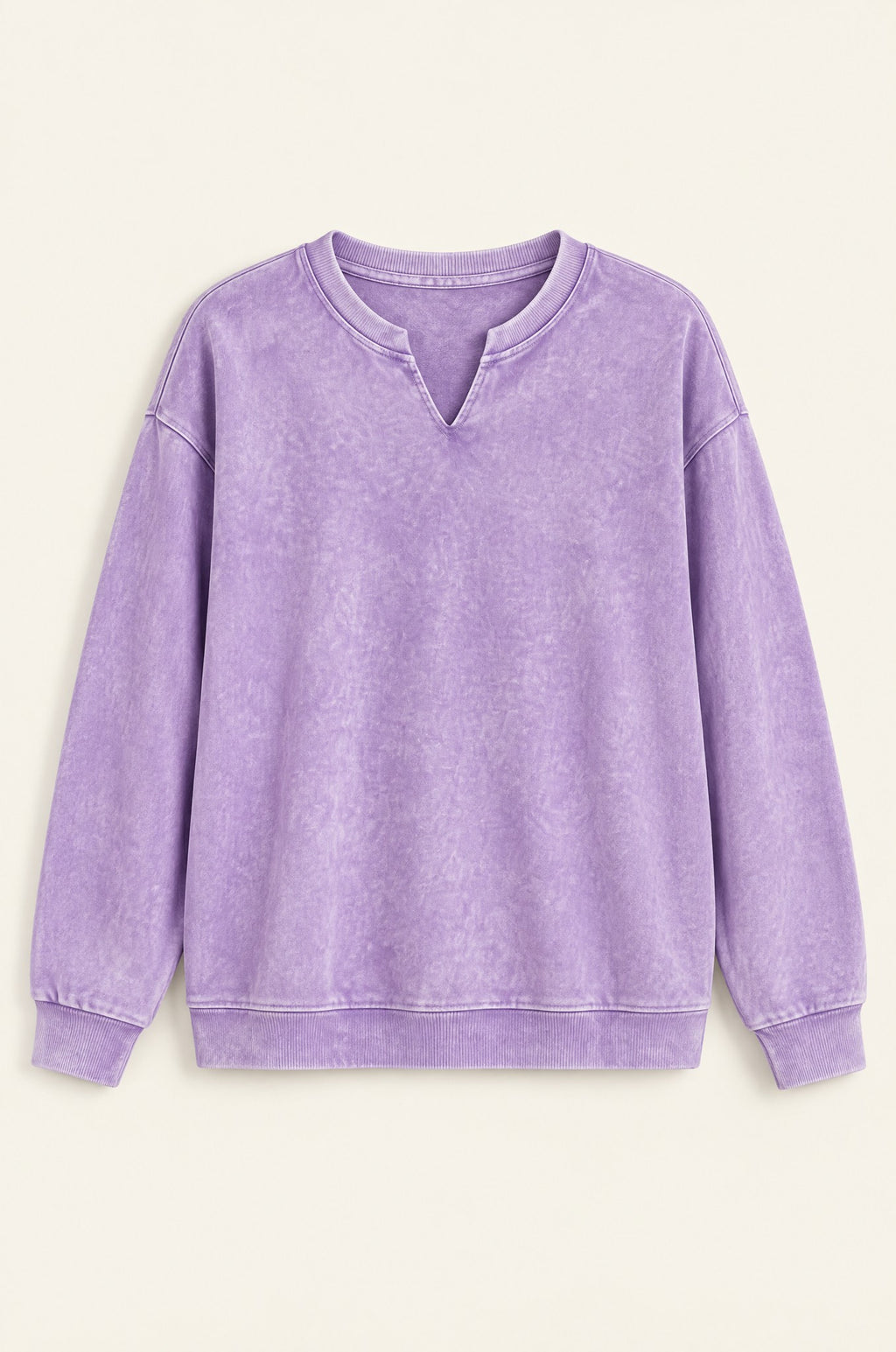 Nocelle washed sweatshirt, lavender