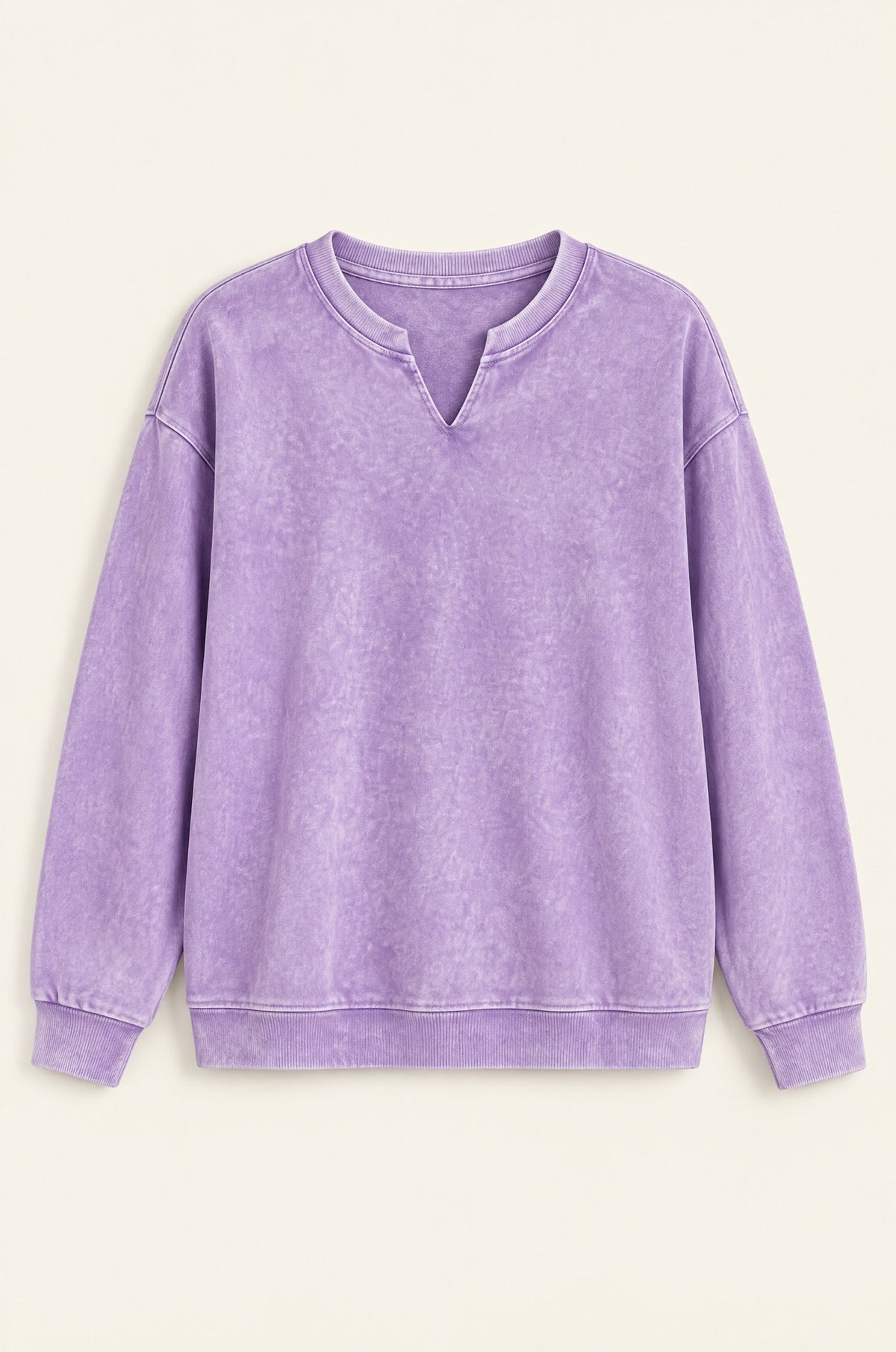 Nocelle washed sweatshirt, lavender