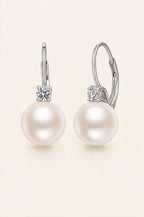 Panarea pearl drop earrings, white gold