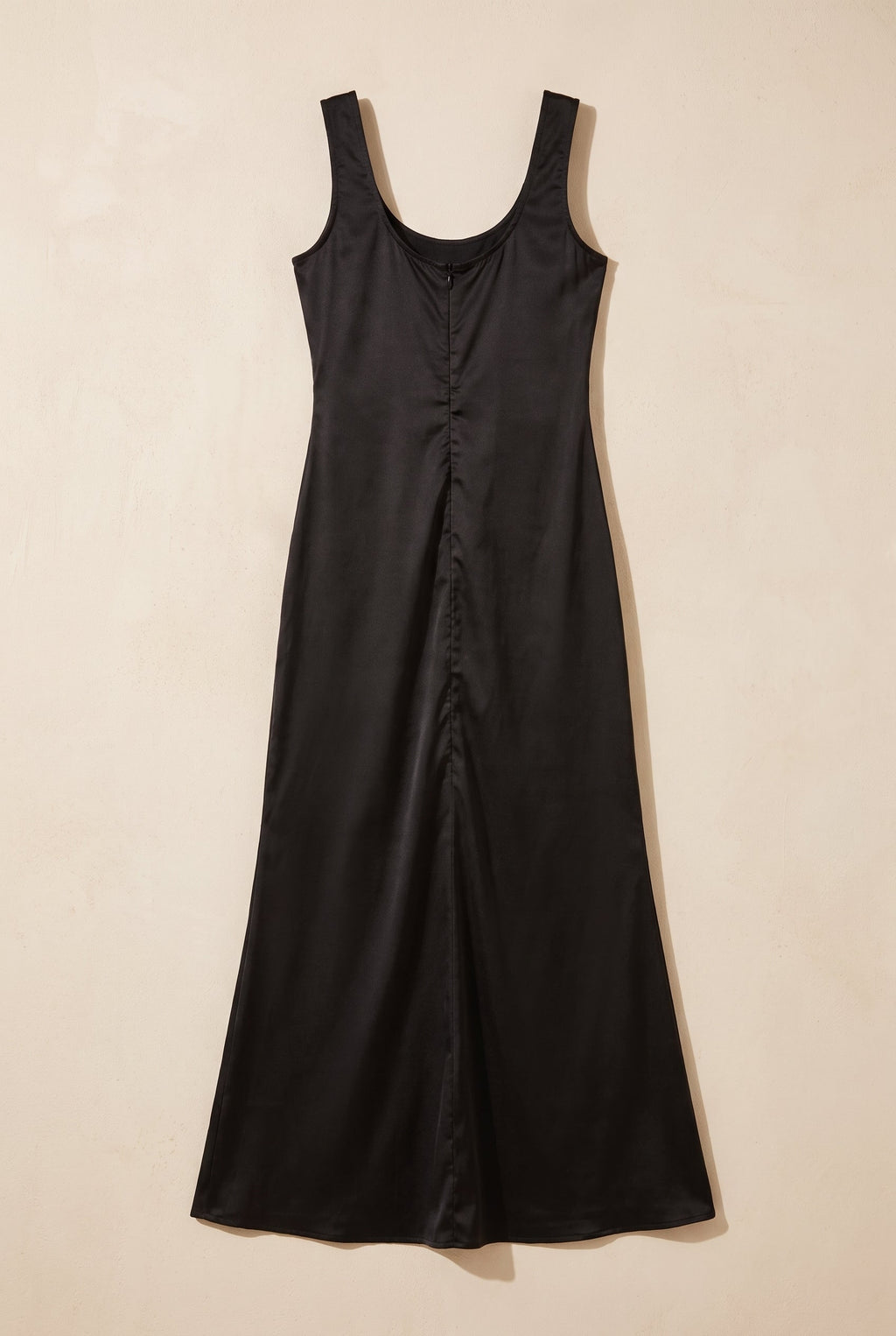 Sera satin gown in black, catalog hero
